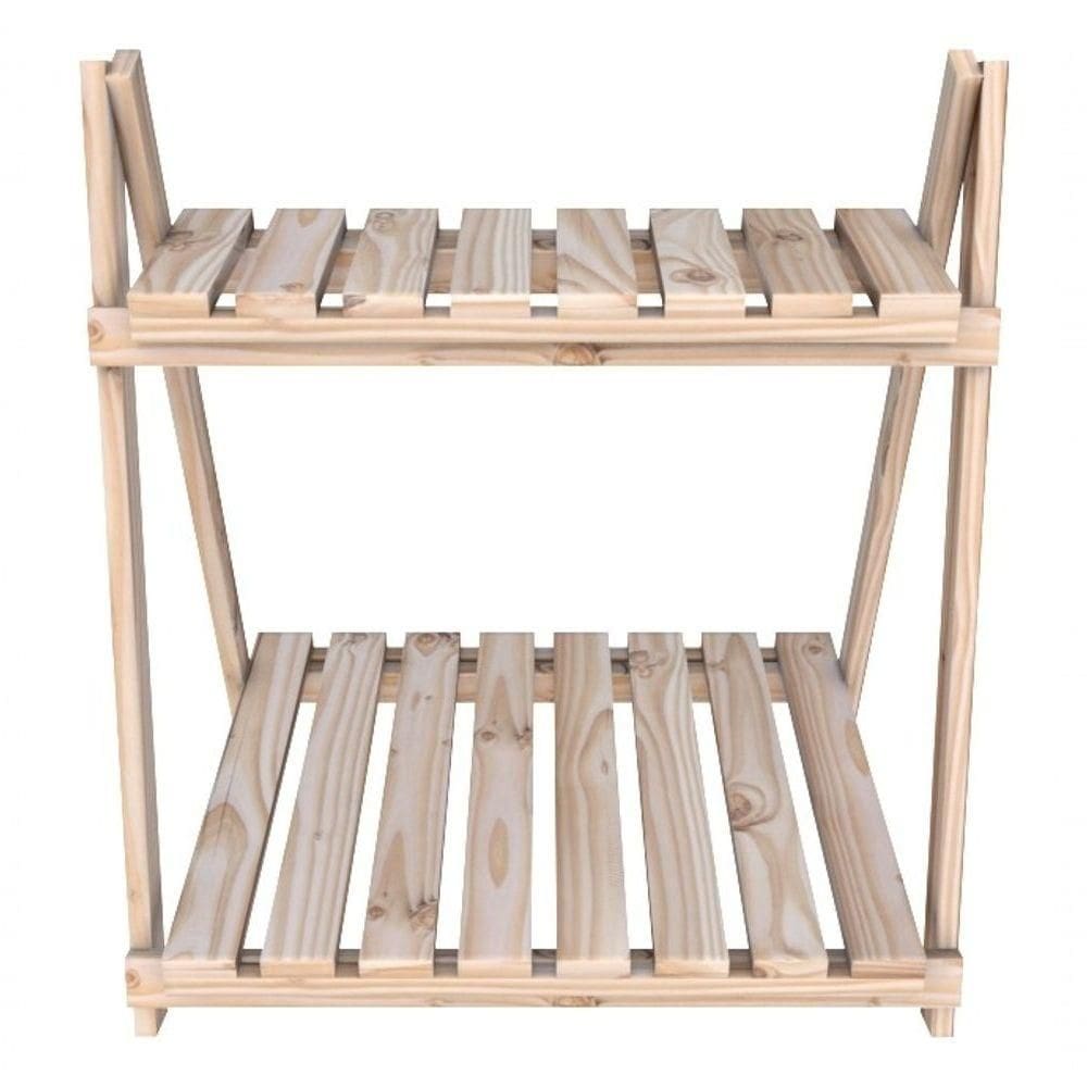 Estante Livreiro Reforçada Multi 2 Planos Otimizador Espaço