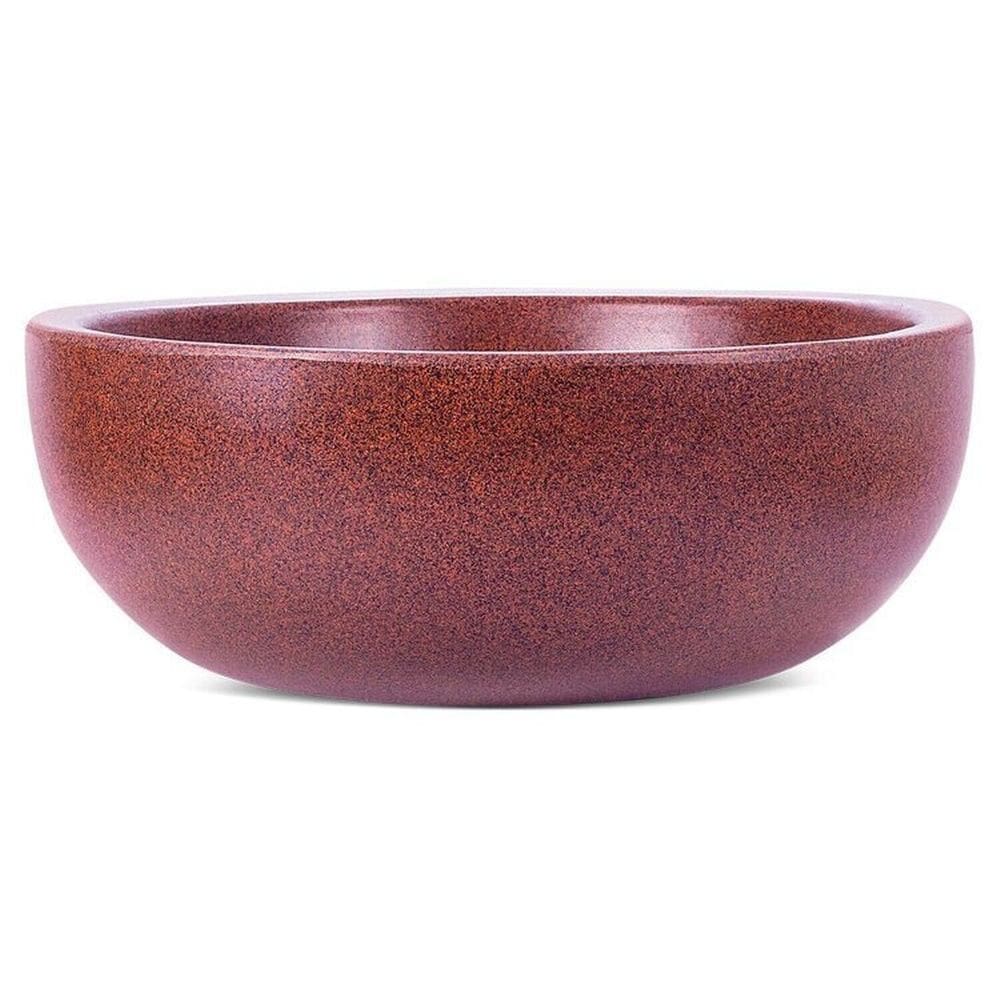 Conjunto de 5 Vasos Decorativo Bacia Safira 17 Afort Marrom