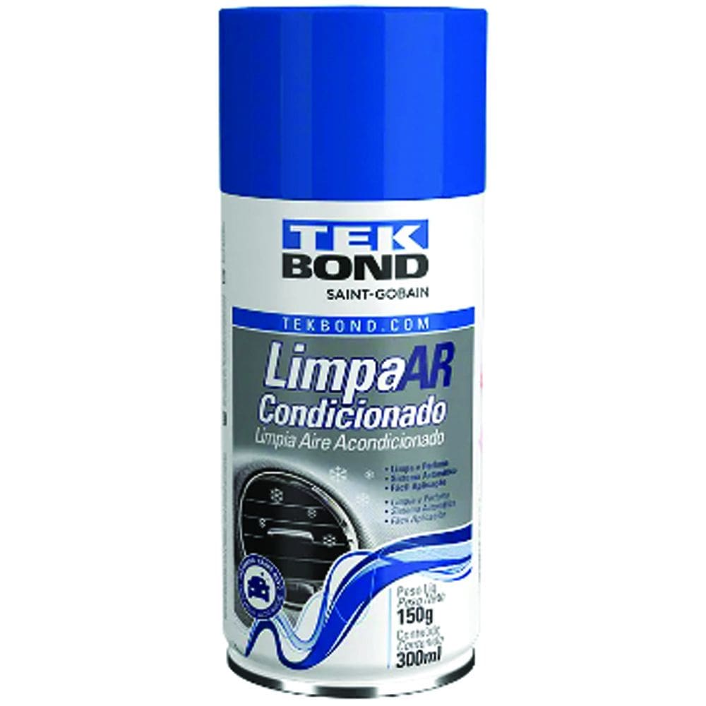 Limpa Ar Condicionado TekBond Automotivo Carro Novo 300ml