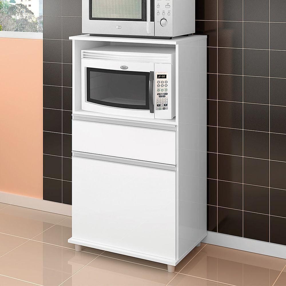 Balcão Multiuso P/ Forno E Micro C/ 1 Gaveta - Movelbento