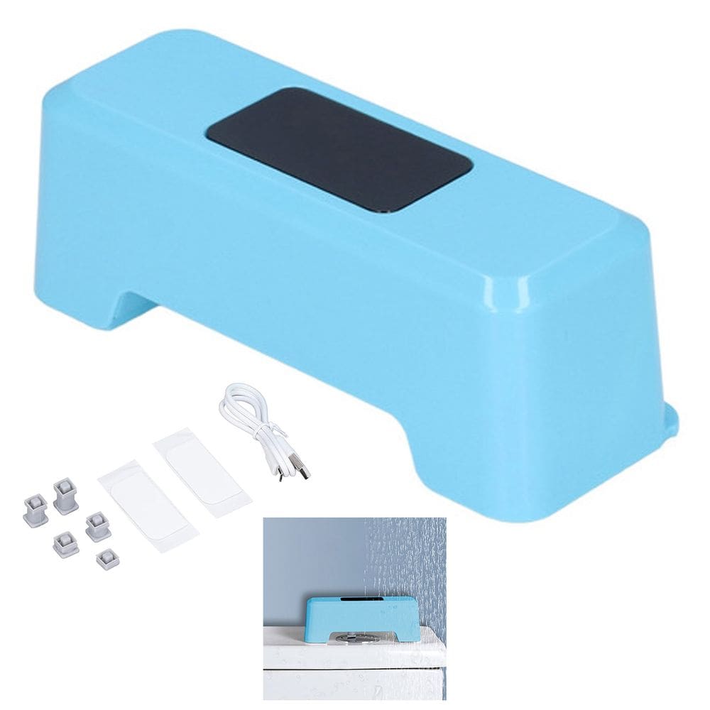 Sensor de Descarga Inteligente Automatico Bateria Recarregavel USB Vaso Sanitario Privada Banheiro Lavabo Comercial Residencial Higienico