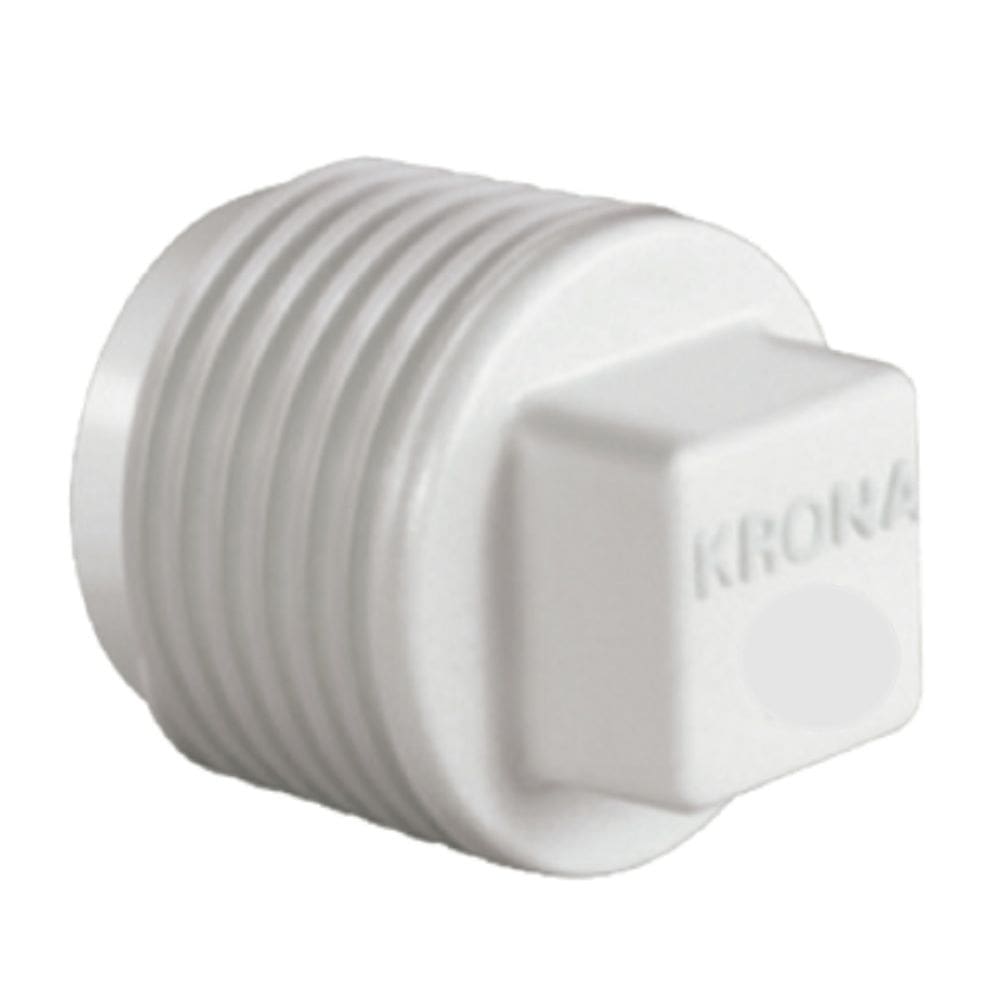 Plug Roscavel PVC Branca 1 Krona UN 0295