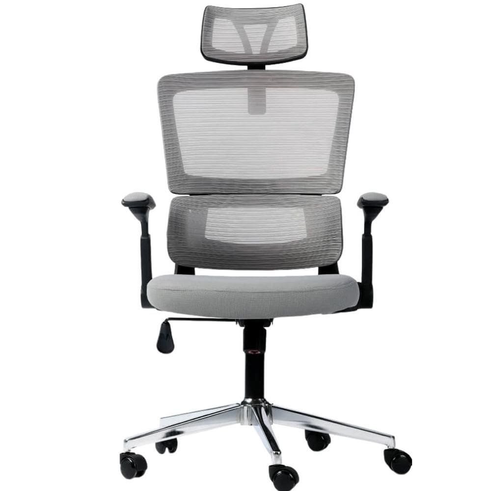 Cadeira de Escritorio Bluecase Ergo Prime BCOP-02GYBK Cinza