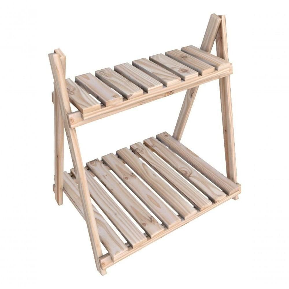 Estante Prateleira Modular Multi 2 Andares Otimizar Espaço