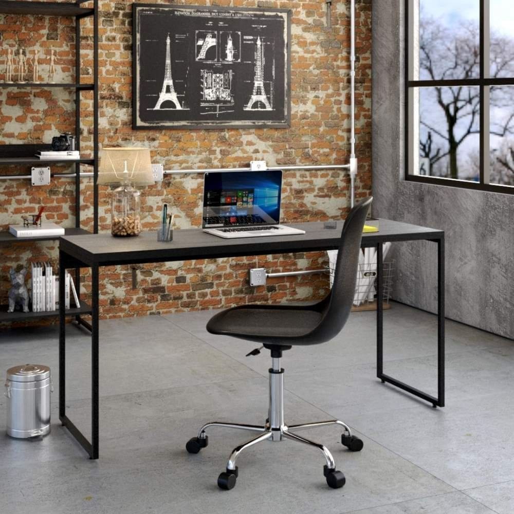 Escrivaninha 150cm Dynamica Compace Preto Onix