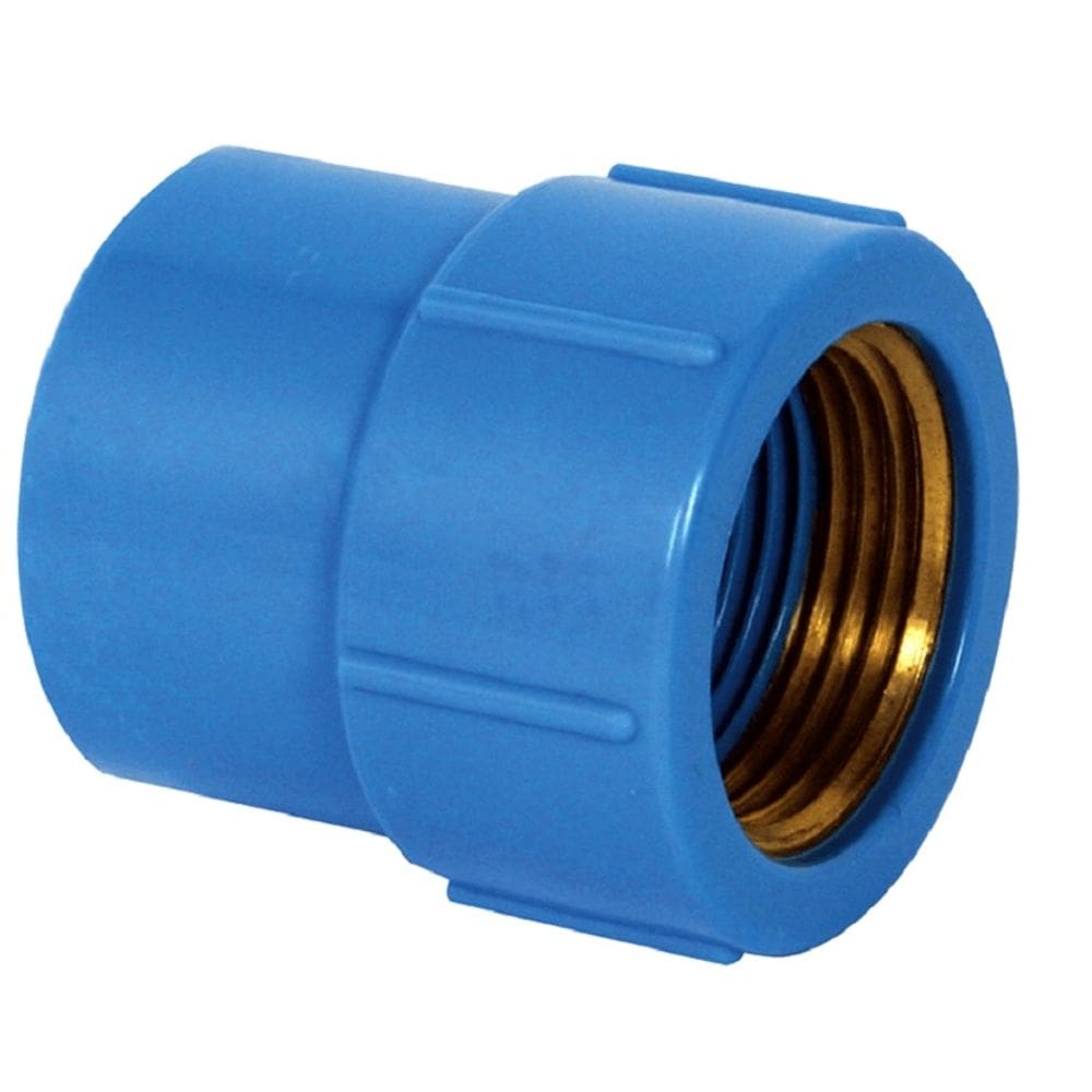 Luva Azul SOLD C/BUCHA Latao 25MMX1/2 Krona UN 0503