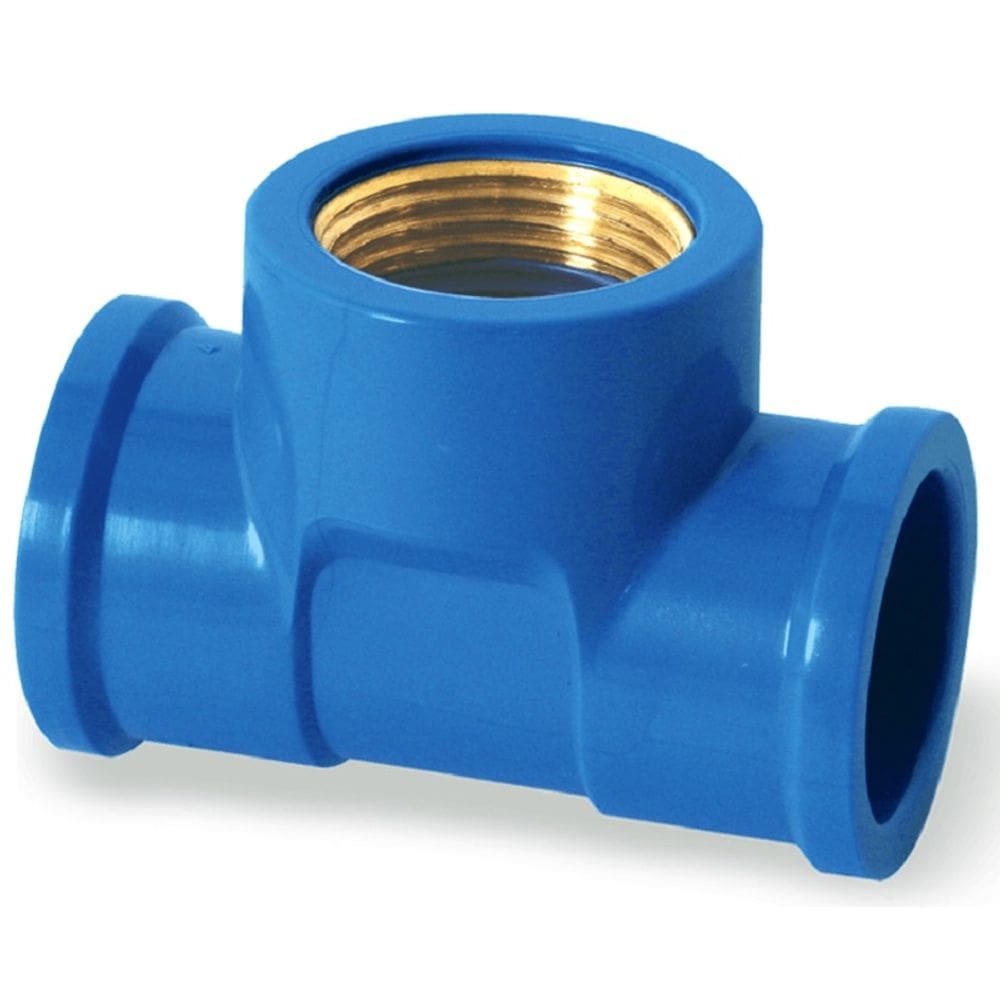 Te Azul SOLD C/BUCHA Latao 25MMX1/2 Krona UN 0506