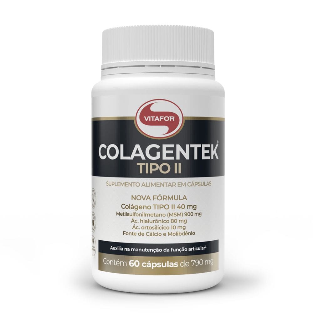 Colagentek ® TIPO II  MSM ácido hialurônico