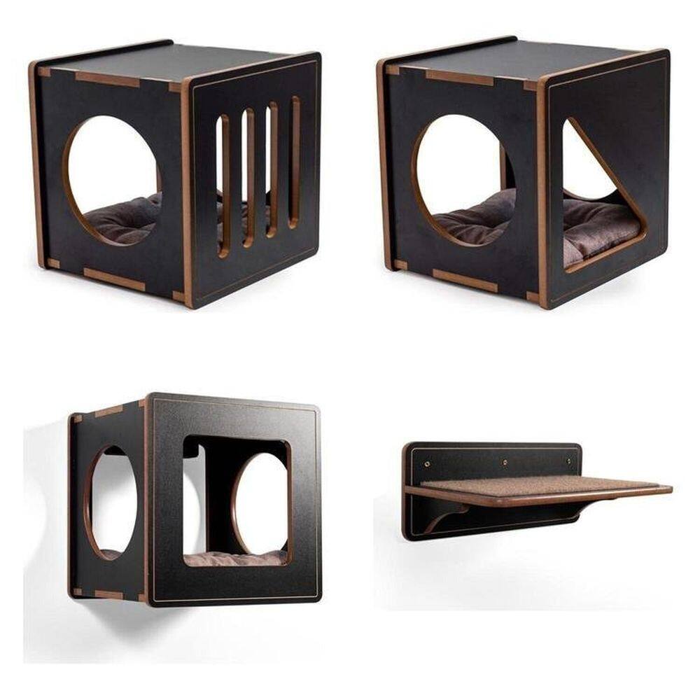 Playground Romeu para Gatos Grandes Preto