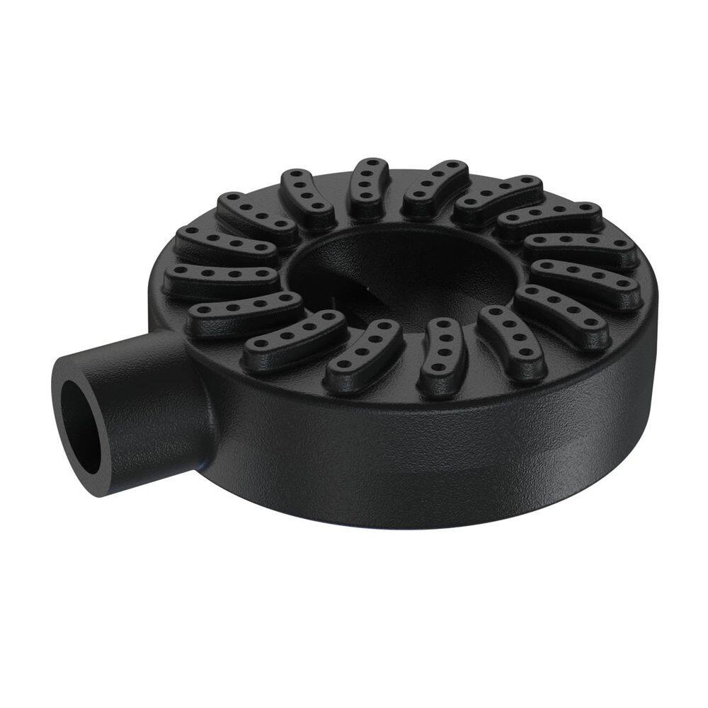 Queimador Alta Pressão Chuveiro Fogão Industrial Ferro 11cm