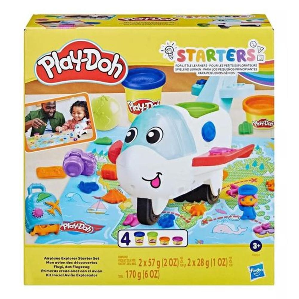 Massinha - Play-Doh - Conjunto Inicial do Explorador de Avioes HASBRO