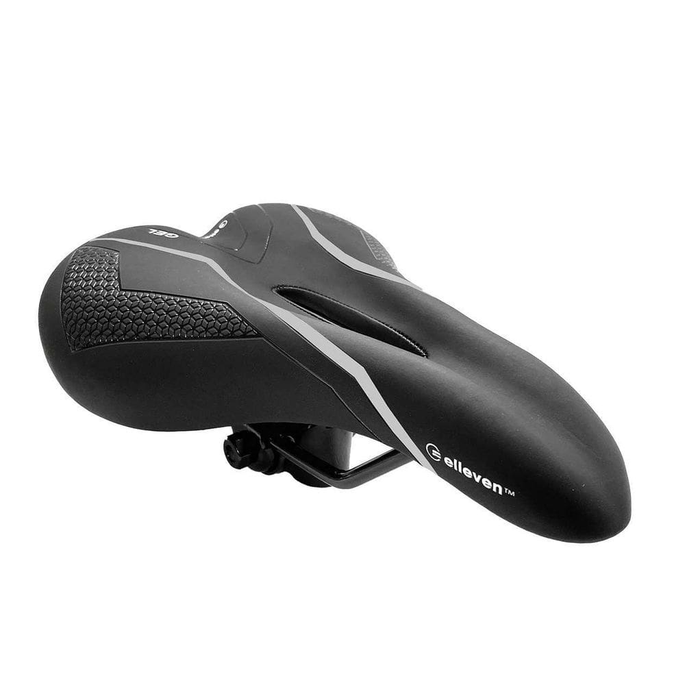 Selim MTB Vazado Gel 268x174mm - Preto/Cinza