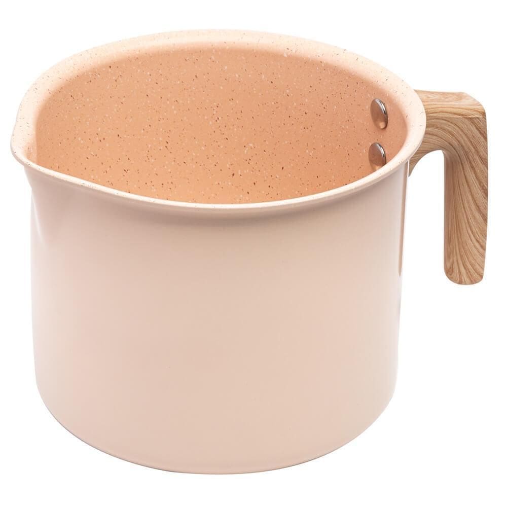 Leiteira de Indução Revestimento Antiaderente Cerâmica Bege 1,7L - Lyor