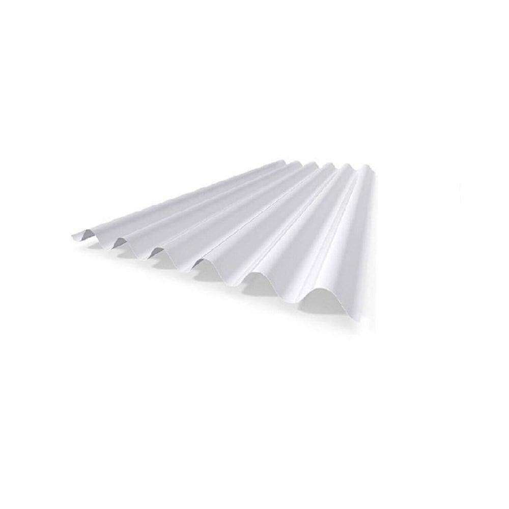 Kit com 10 Telha Polipropileno 2,13 X 1,10 Branco