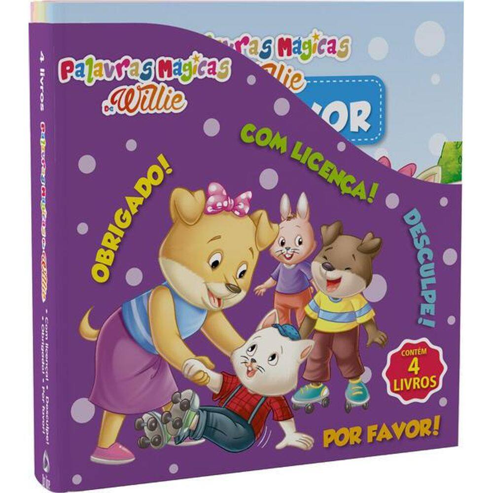 Coleção Palavras Mágicas de Willie - Box com 4 Livros