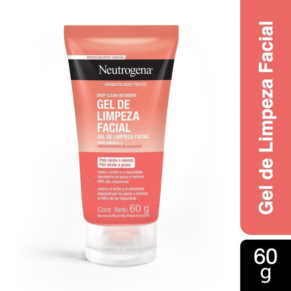 Gel de Limpeza Neutrogena Deep Clean Grapefruit 60g