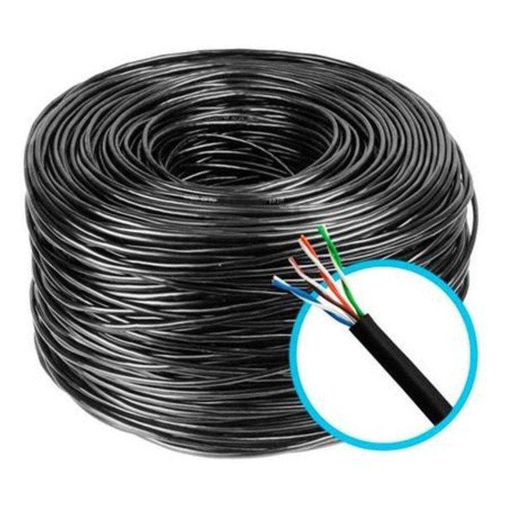 Cabo Para Cftv Preto Caixa com 250m 017-0221 Connect Pro