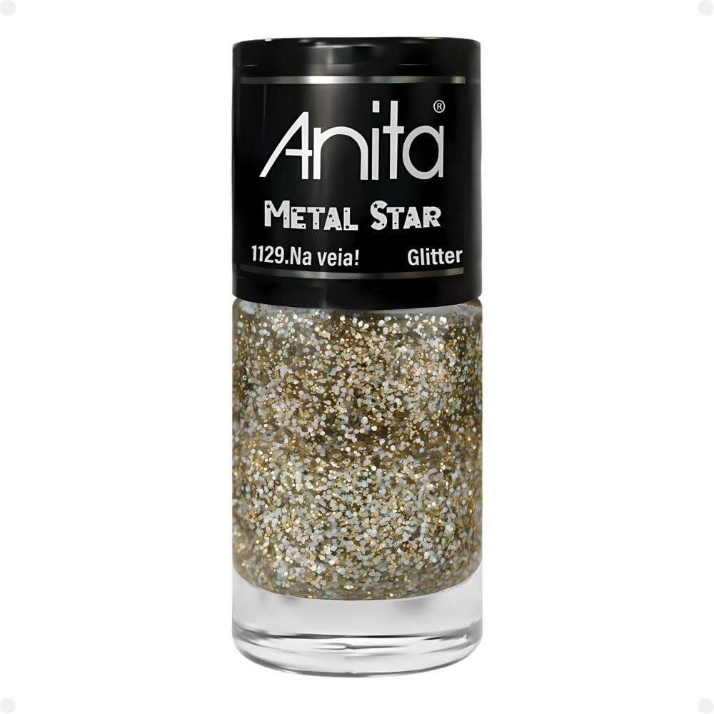 Esmalte Glitter Anita Metal Star Na Veia! 10ml