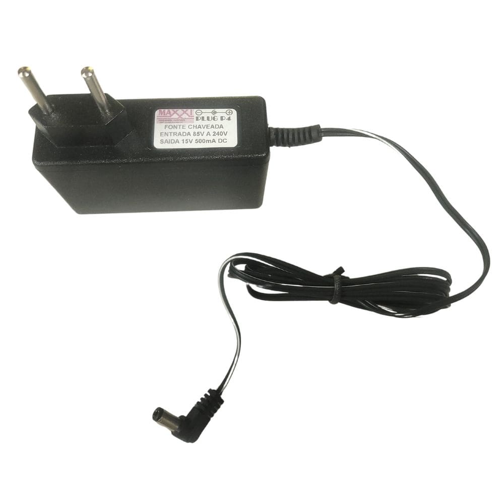 Fonte 15V 500Mah Microfone S/Fio Positivo Lune