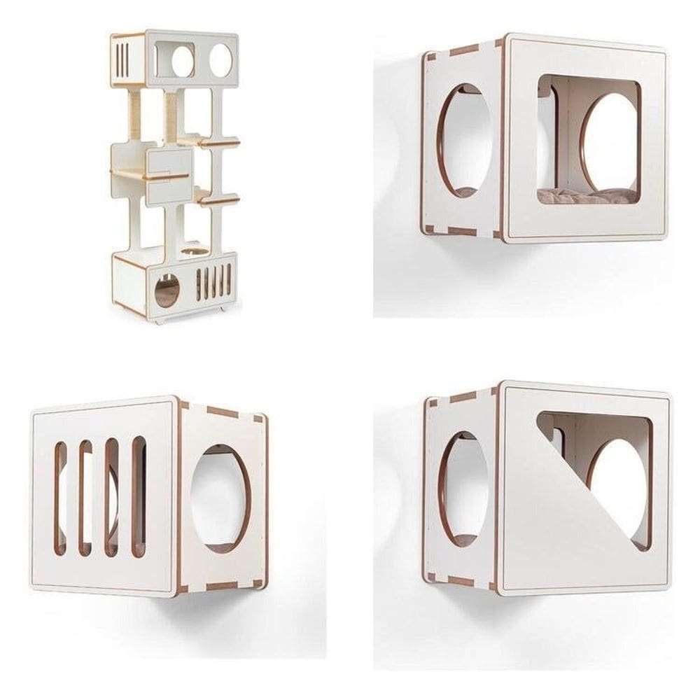 Playground Para Gatos Rajah Branco