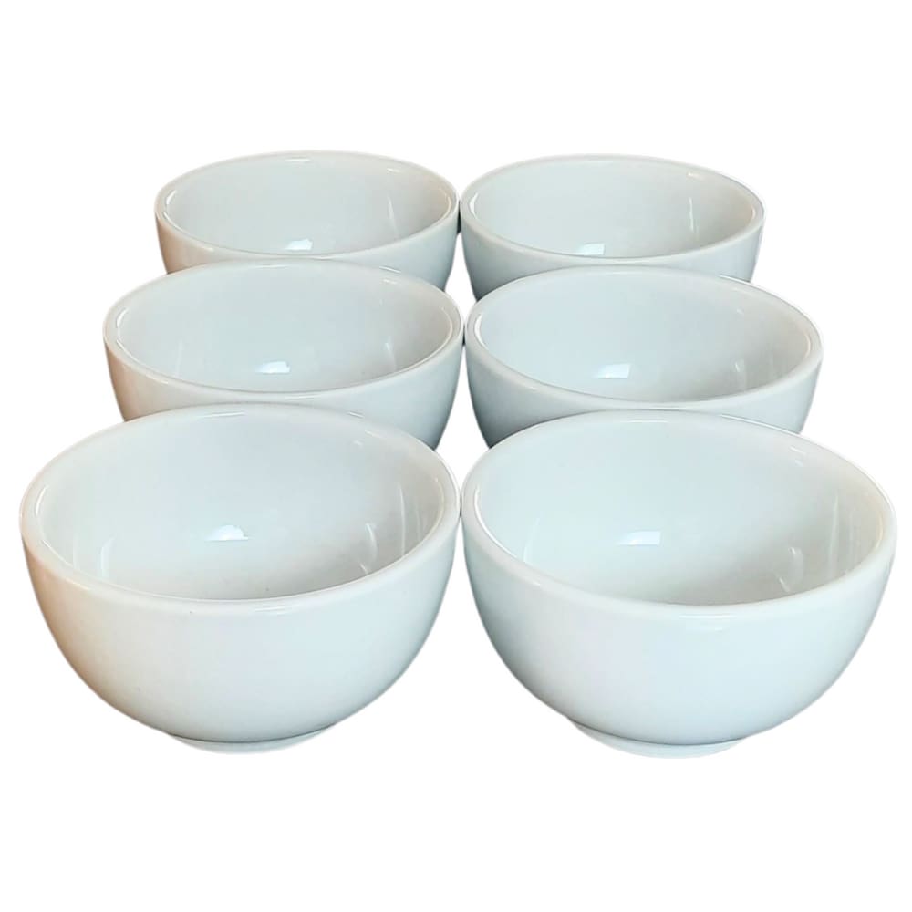 Kit 8 Tigelas / Cumbucas Açaí 600ml - Porcelana Branca