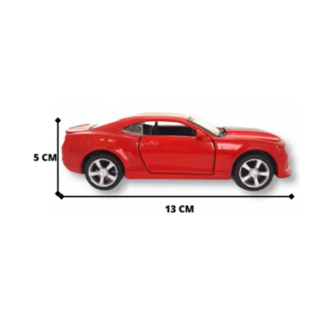 Carro De Ferro Camaro Miniatura Abre Capô Abre Porta Malas