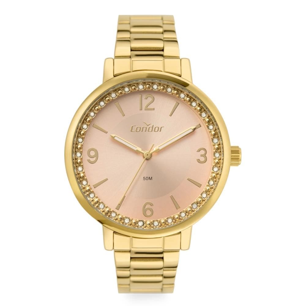 Relógio Condor Feminino Ref: Co2035naj/4j Casual Dourado