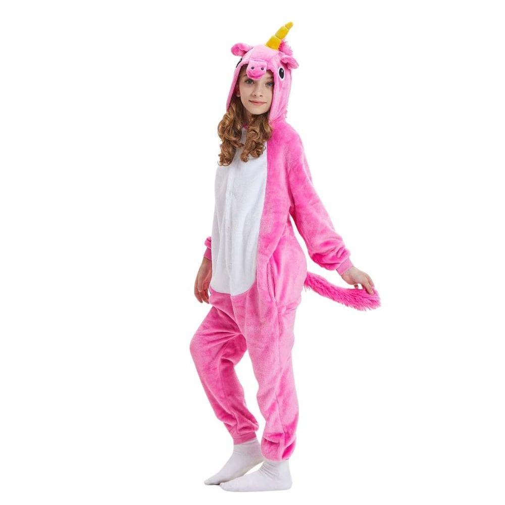 Macacão Fantasia Pijama Infantil Kigurumi Menina Unicórnio