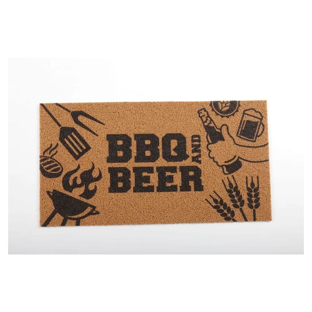 Tapete para Churrasqueira Vinil BBQ and Beer 40cm x 75 cm Kapazi