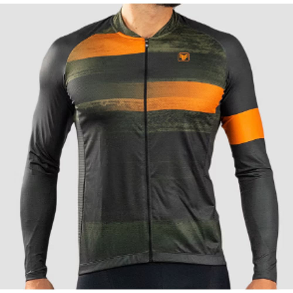 Camisa Masculina Manga Longa Basic Ground Verde Militar P