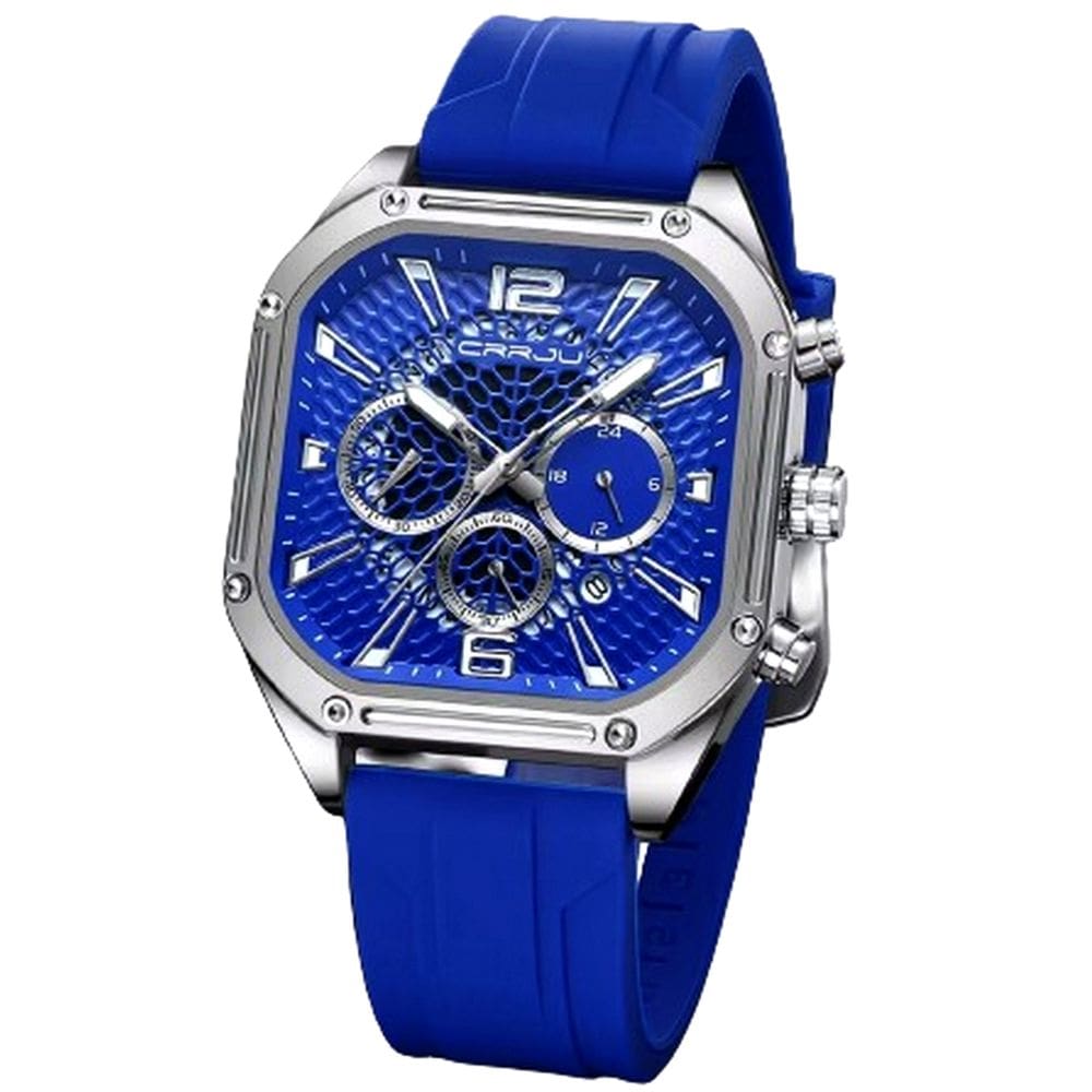 Relógio Esportivo Masculino Quartzo Pulseira de Silicone Impermeavel 3atm