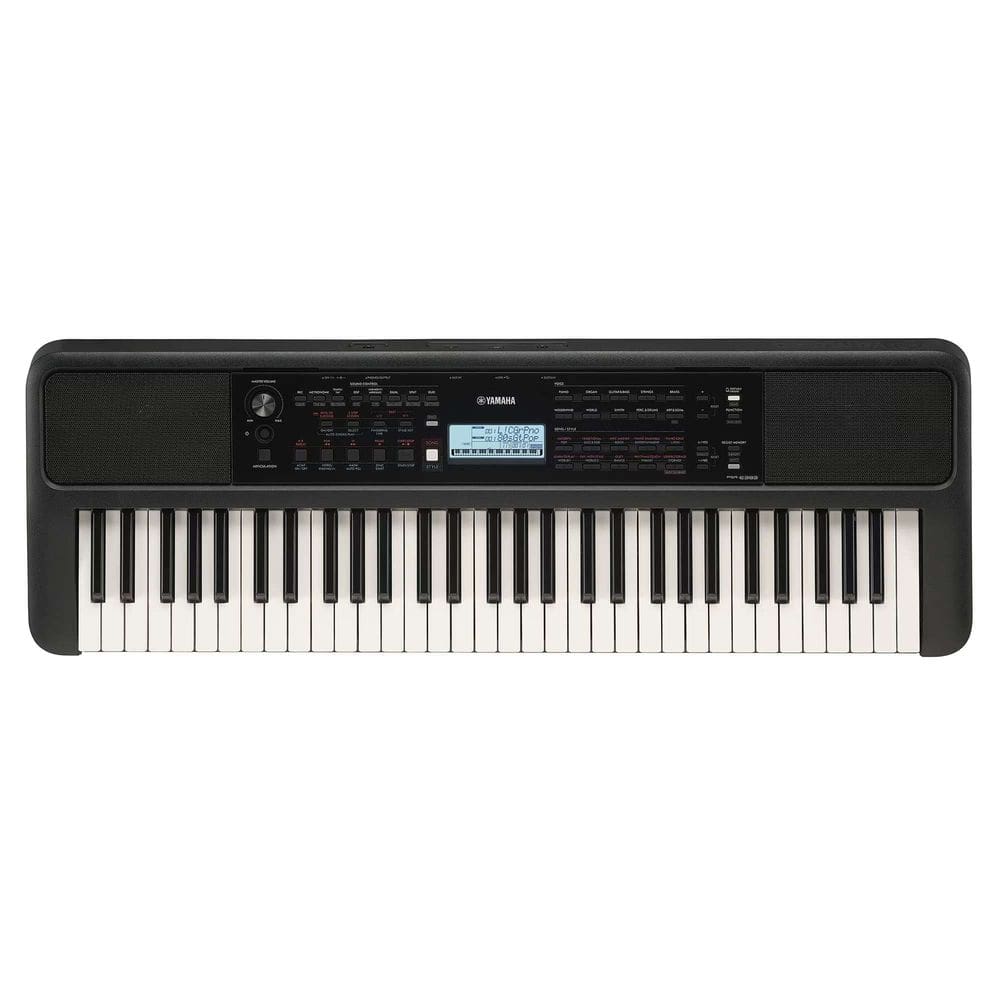 Teclado Yamaha PSR-E383 Preto Arranjador 61 Teclas