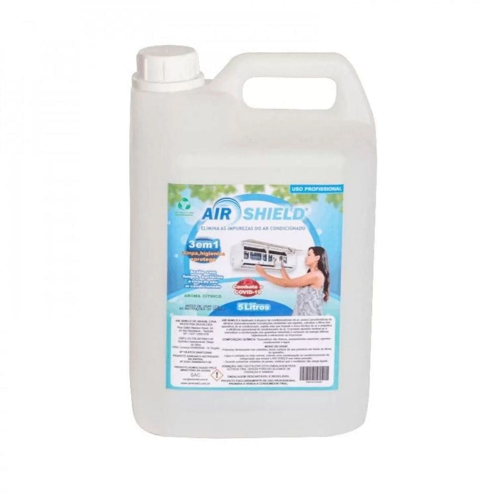 Higienizador de Ar Condicionado Air Shield 5 Litros