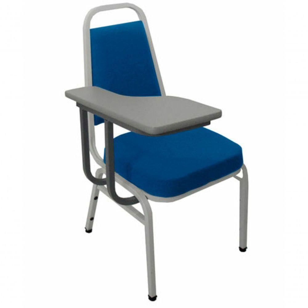 Cadeira Universitária Empilhável Linha Hotel Plus Azul
