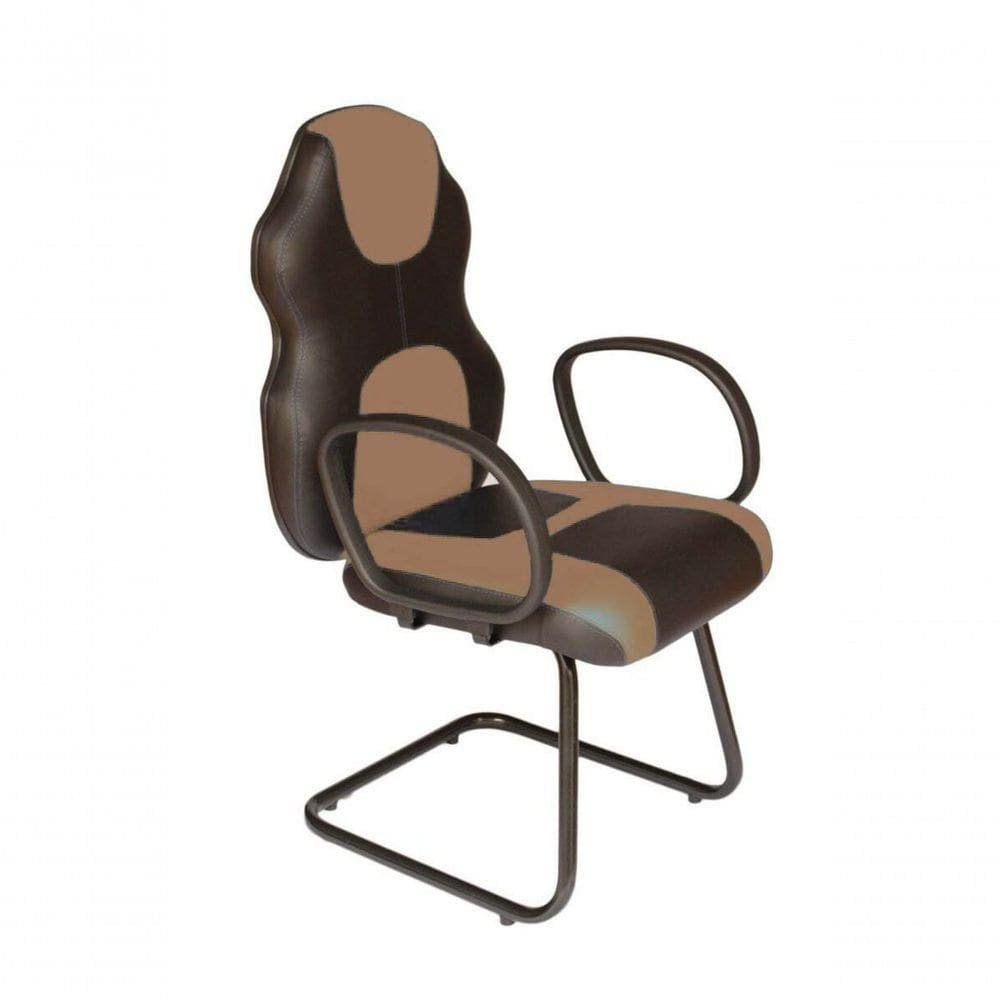 Cadeira Gamer Interlocutor Linha Gamer Racing Marrom