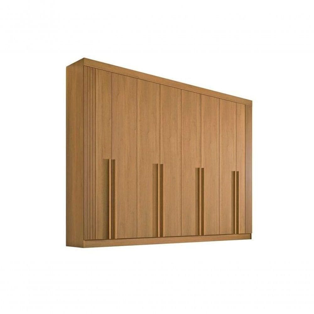 Guarda Roupas Casal Daymond 8pts Ripado 100% Mdf Ddoro Móveis - D`doro