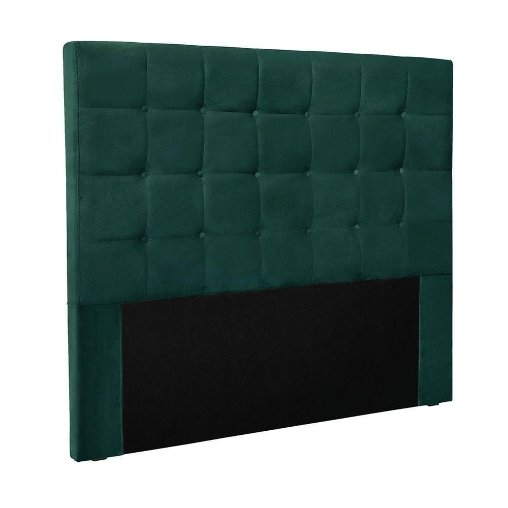 Cabeceira Cama Box Solteiro 90 Cm Verona Veludo Verde S04 - D`rossi