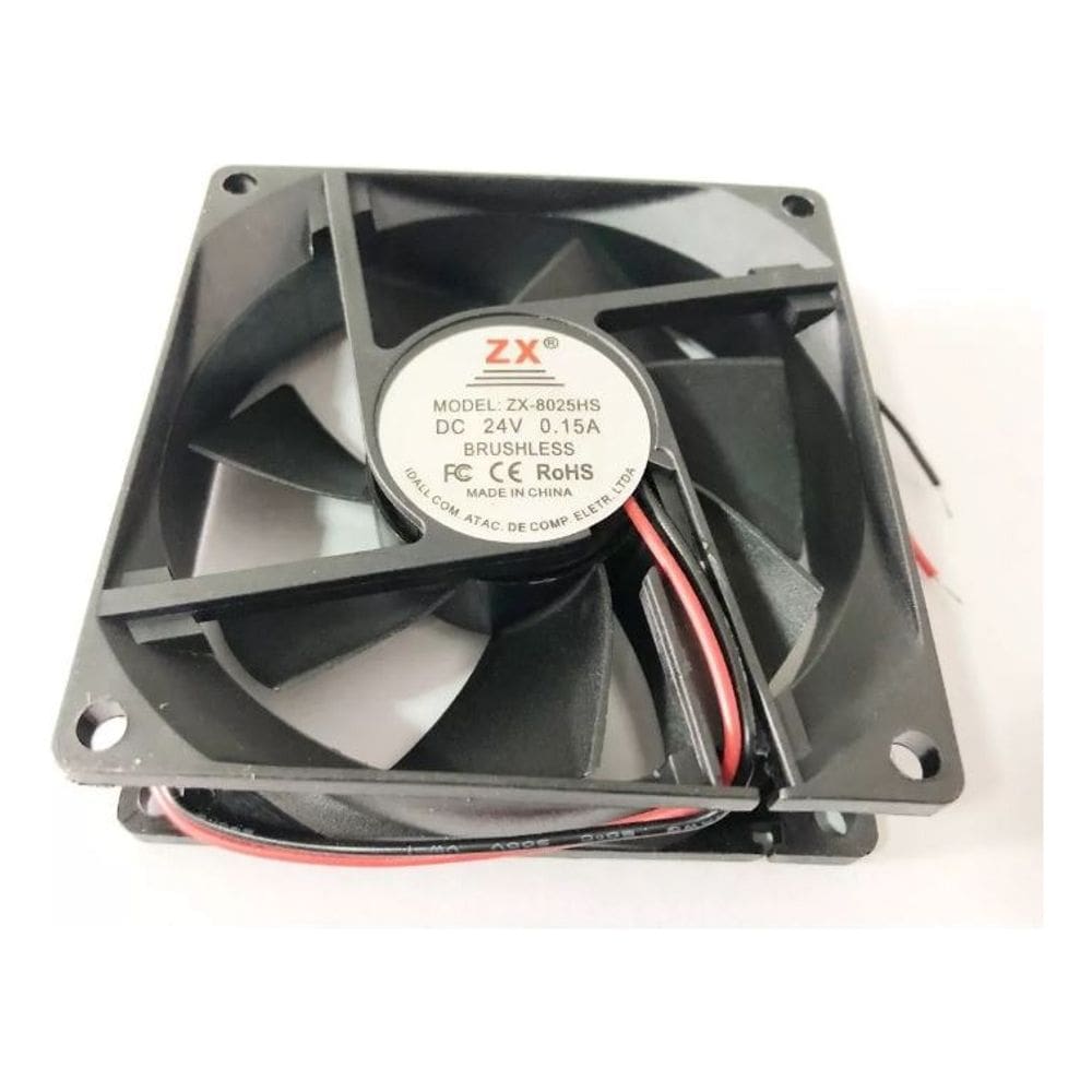 Microventilador Cooler Fan 80x80x25mm 24v