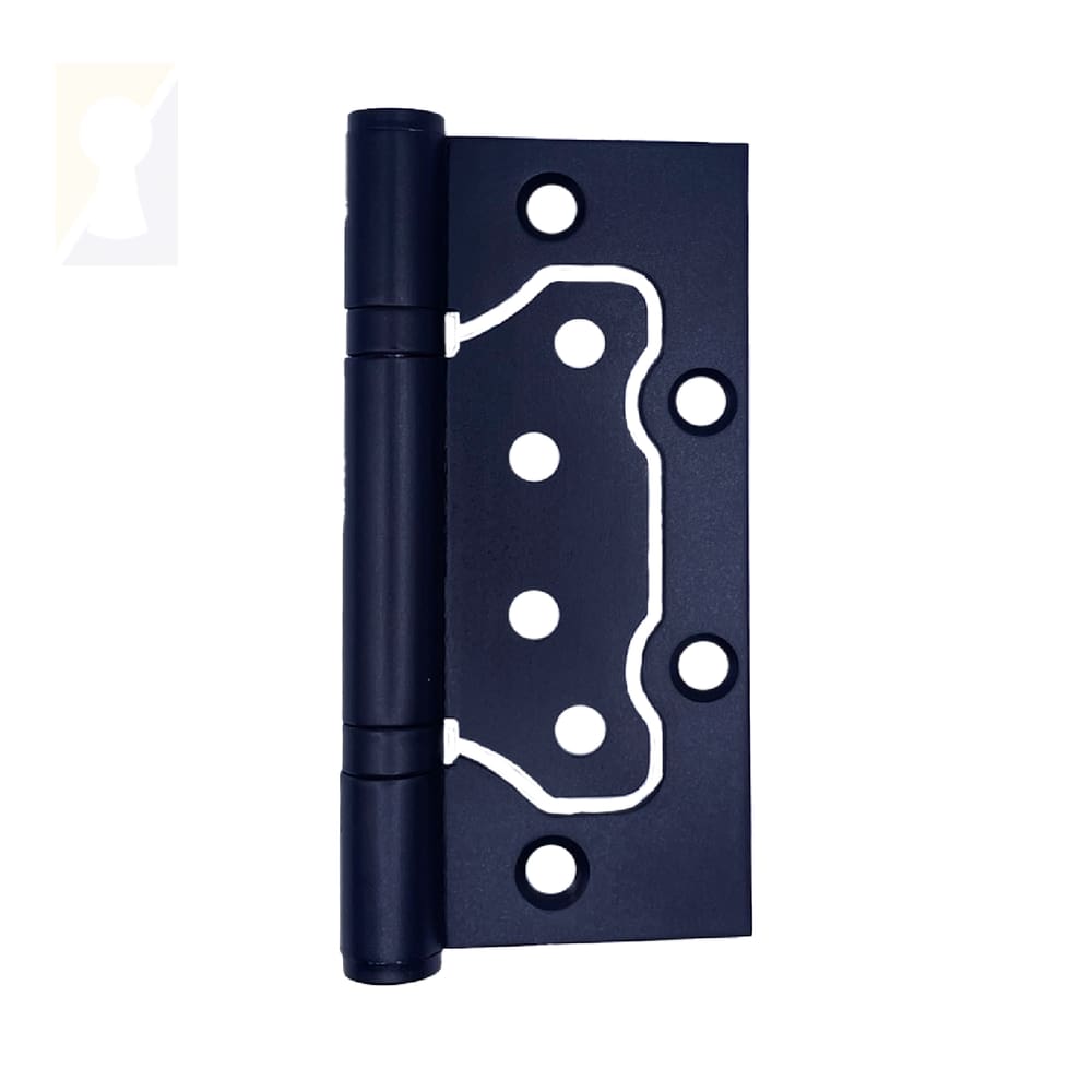 Dobradiça De Sobrepor Inox Preto