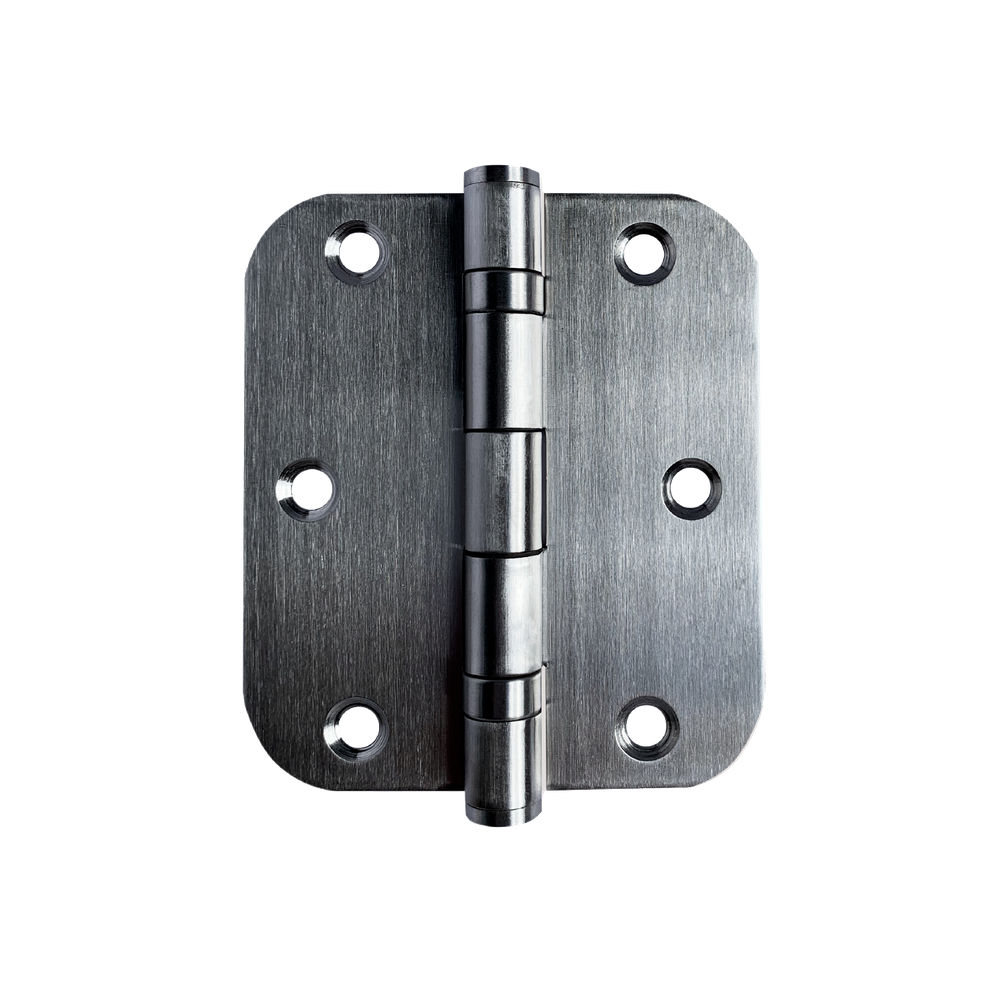 Dobradiça Escovada C/Redondo Inox Com Rolamento 3 x 2 ½