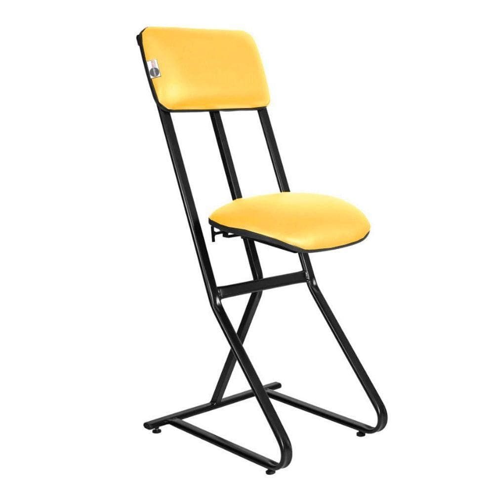 Banqueta Para Vigilantes E Vigias Linha Security Amarelo