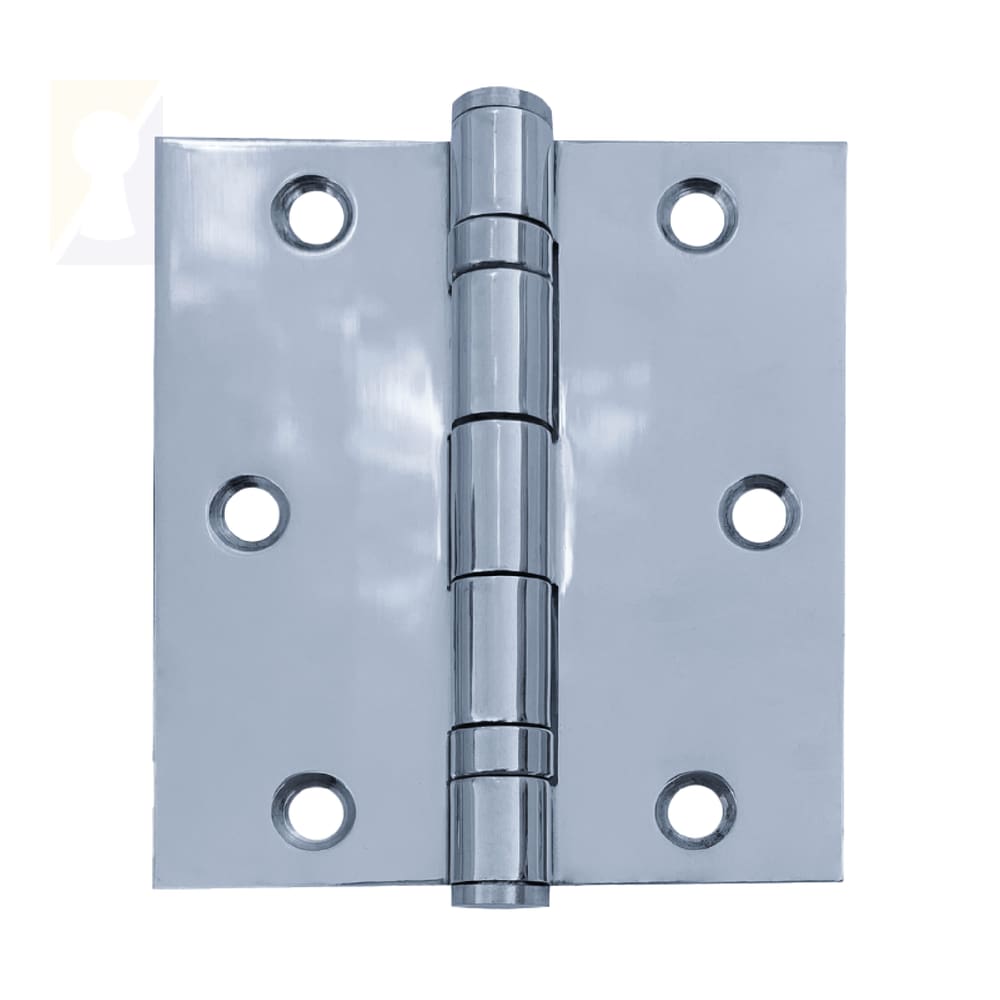 Dobradiça Polida C/Reto Inox Com Rolamento 3 ½ x 3