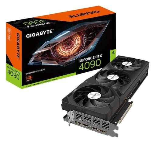 Imagem do produto Placa de Vídeo Gigabyte GeForce RTX 4090 Windforce V2 24GB GDDR6X 384bits em Extra