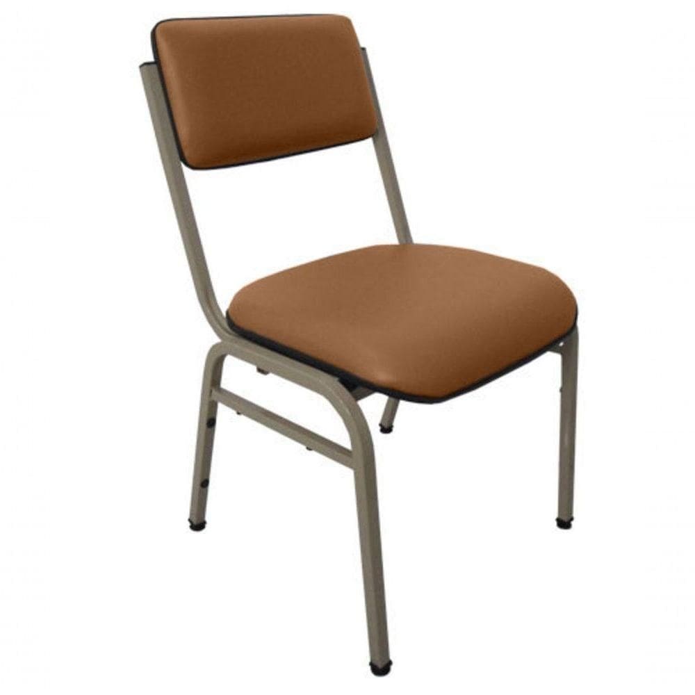Cadeira Empilhável Para Auditórios Linha Hotel Smart Marrom