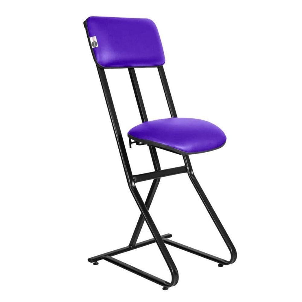 Banqueta Para Vigilantes E Vigias Linha Security Roxo