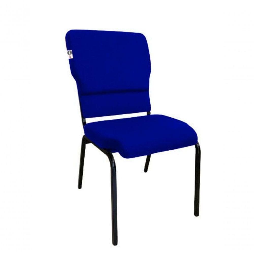Cadeira Empilhável Para Igrejas Evangélicas Linha Church Azul