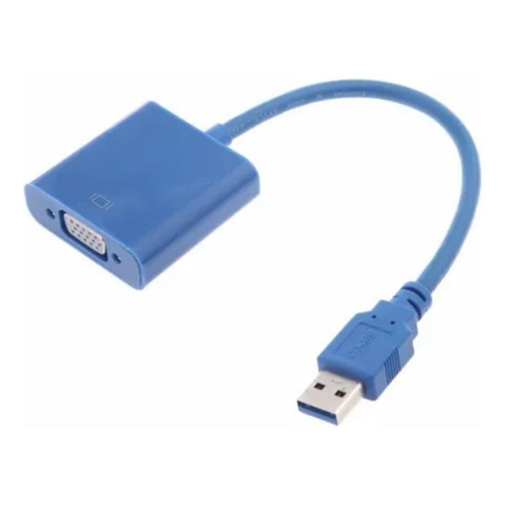 Conversor Adaptador Usb 3.0 A Macho X Vga Fêmea