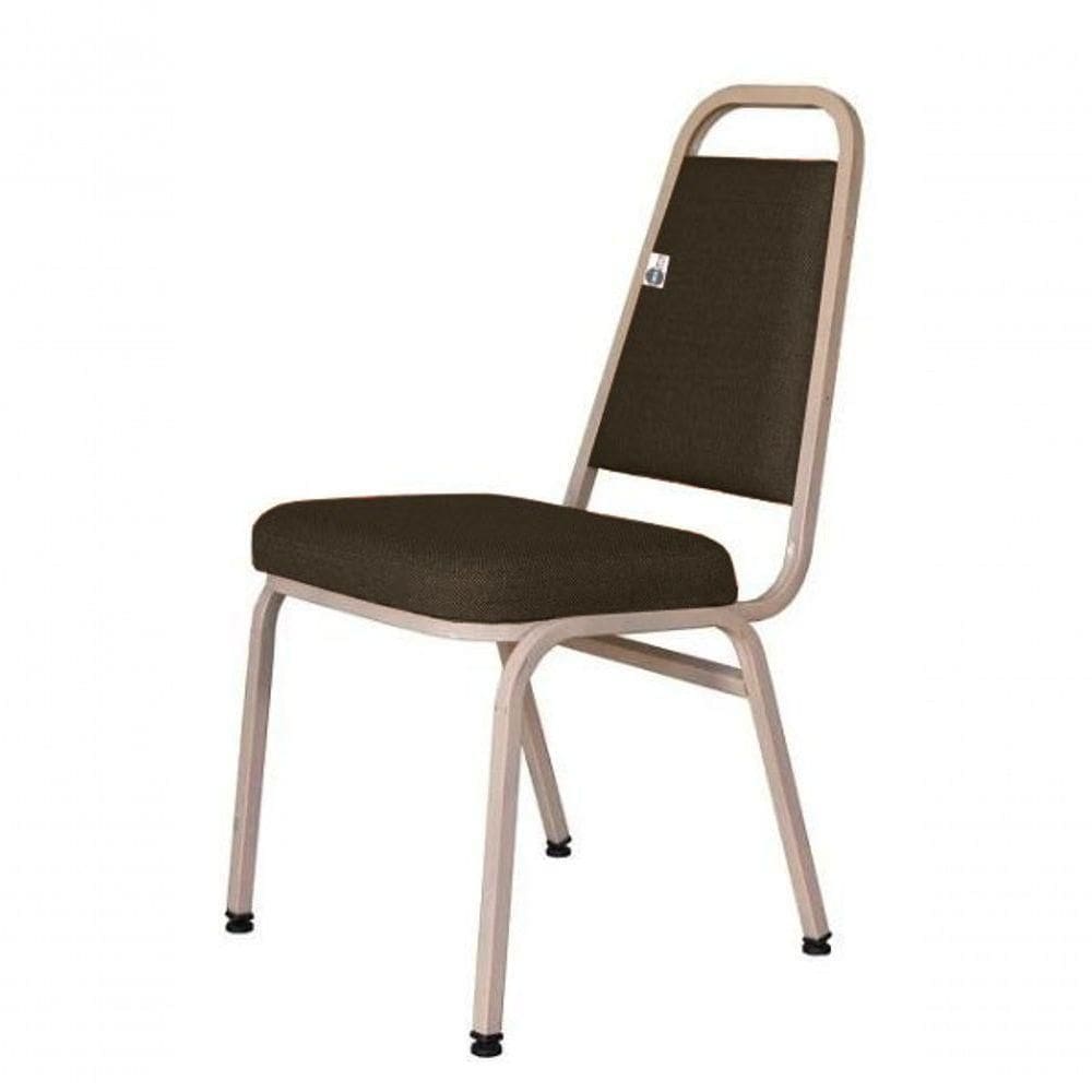 Cadeira Empilhável Para Hotelaria Linha Hotel Jersey Marrom