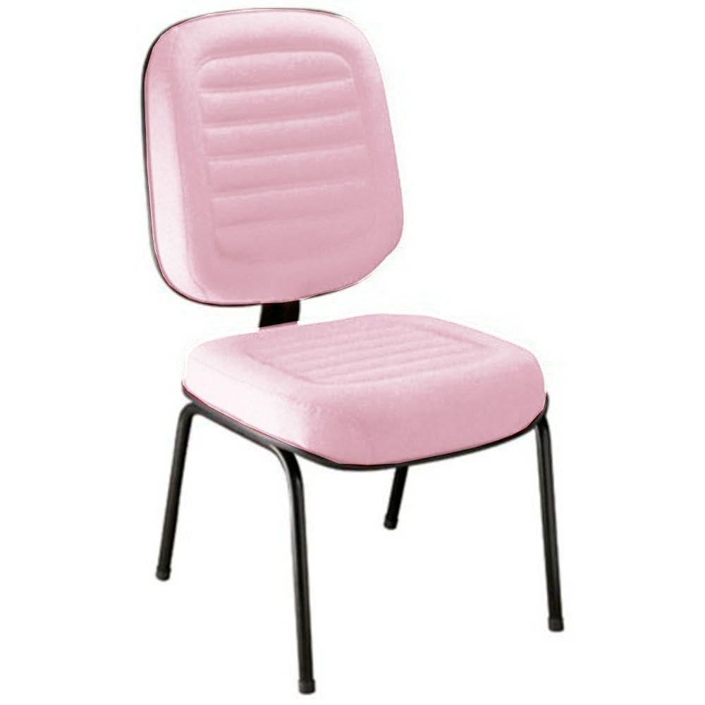 Cadeira Para Escritório Diretor Gomada Linha Blenda Rosa