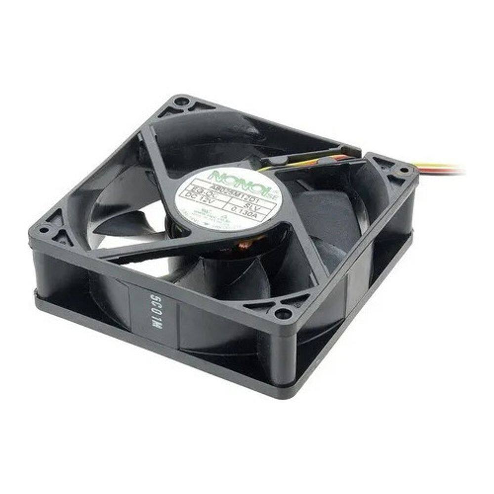 Cooler Microventilador 80x80x25mm 12v Kit Com 5pçs